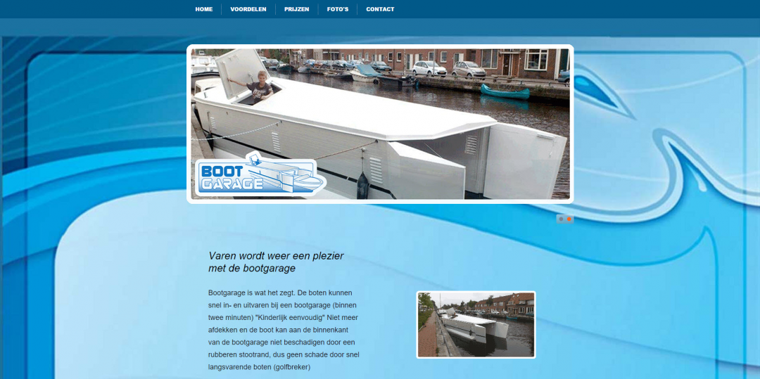 Webdesign: Bootgarage