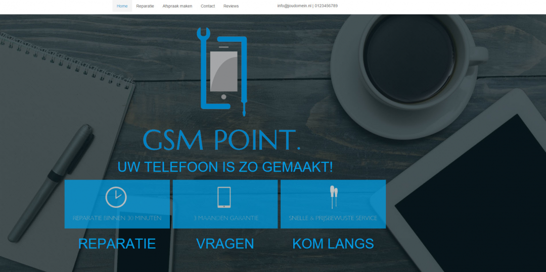 Webdesign: GSM Point V2
