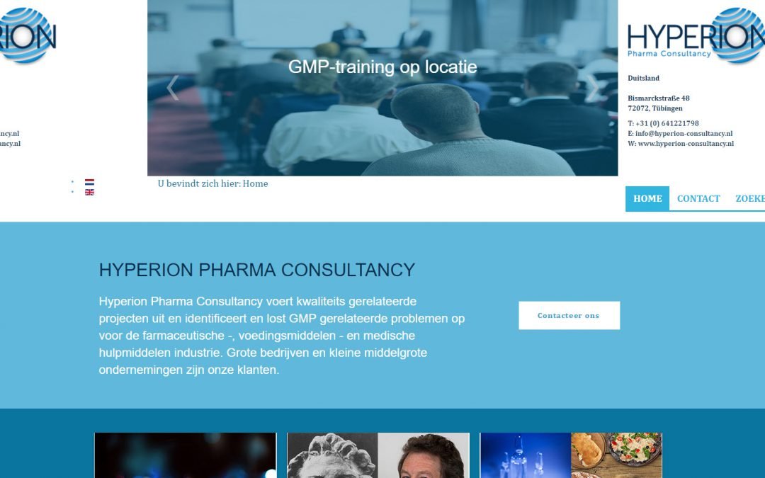 WordPress Werkzaamheden: Hyperion Consultancy beveiliging