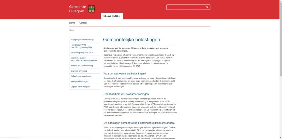WordPress Werkzaamheden – SSL Beveiliging – Gemeente belasting