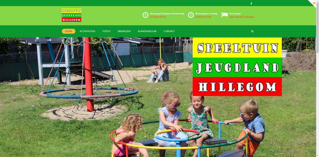 Webdesign: Speeltuin Jeugdland V2