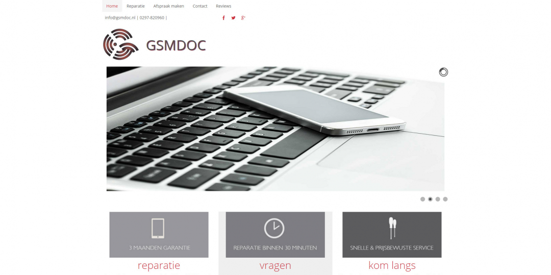Webdesign: GSM Doc
