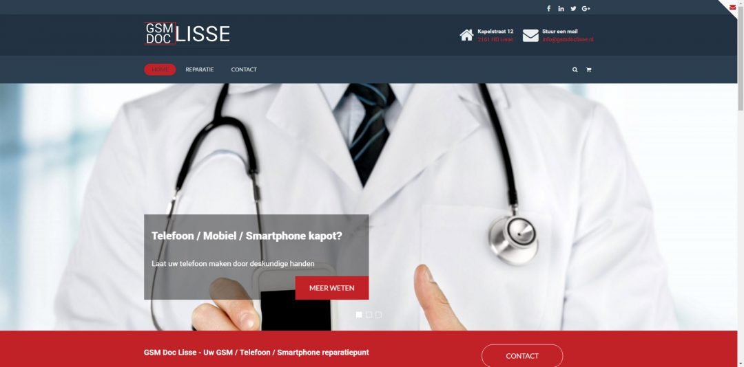 Webdesign: GSM Doc Lisse