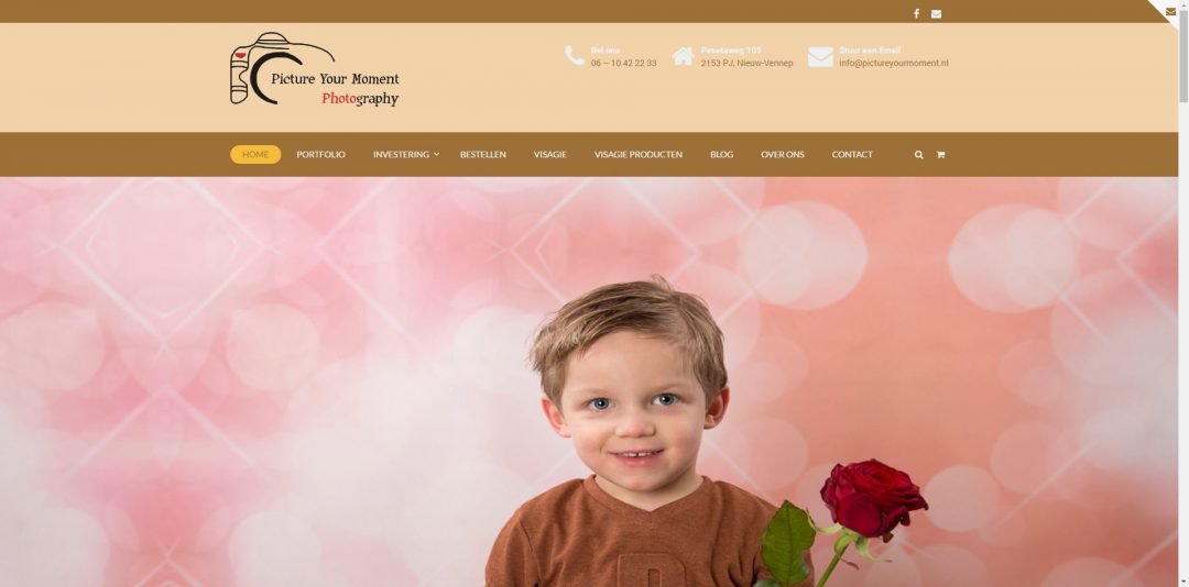 Webdesign: Picture your moment v1