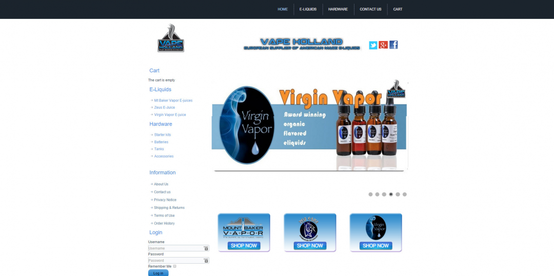 Webshop Vape Holland