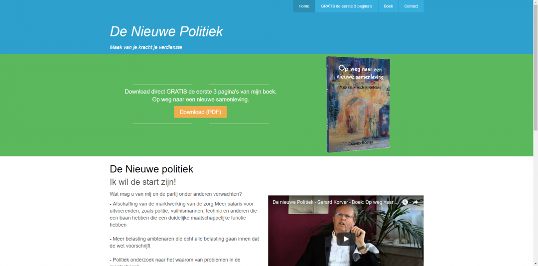 Webdesign: De nieuwe politiek