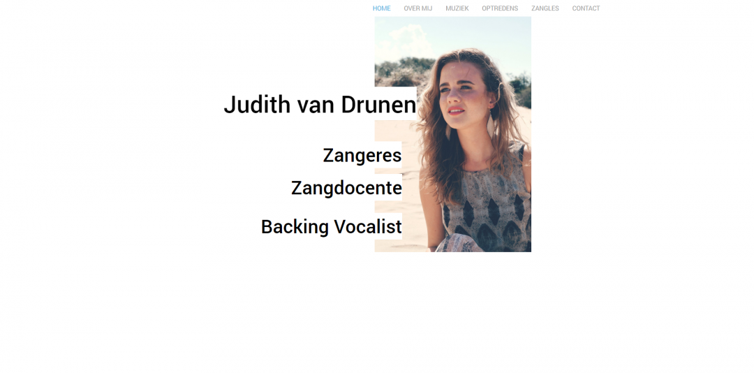 Webdesign Judith van Drunen