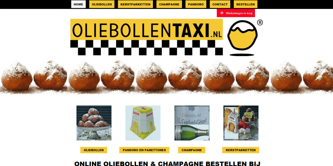 Webshop: Oliebollentaxi