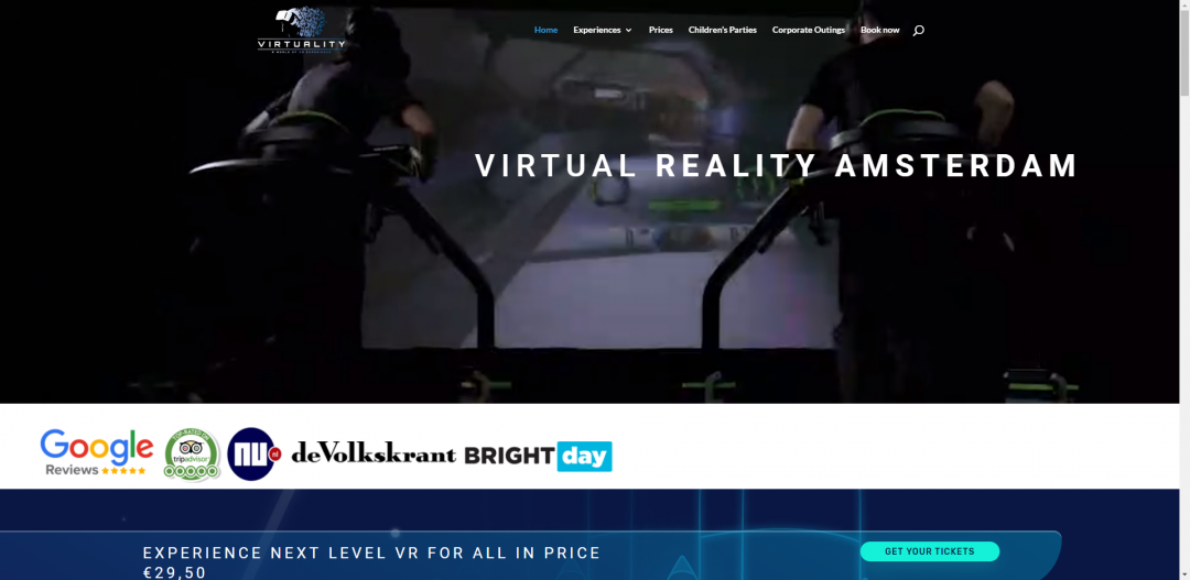 Webdesign: VR Amsterdam