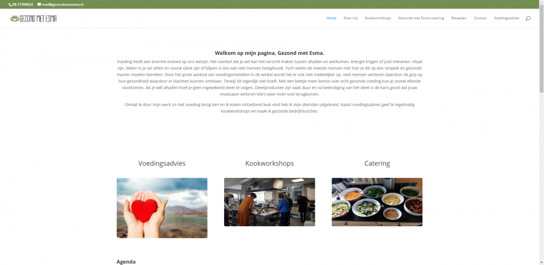 Webdesign: Gezondmetesma.nl