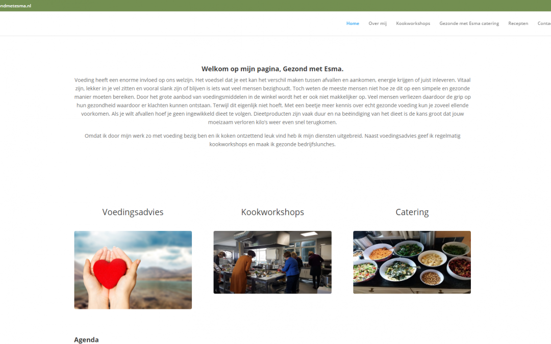 Webdesign: Gezondmetesma.nl